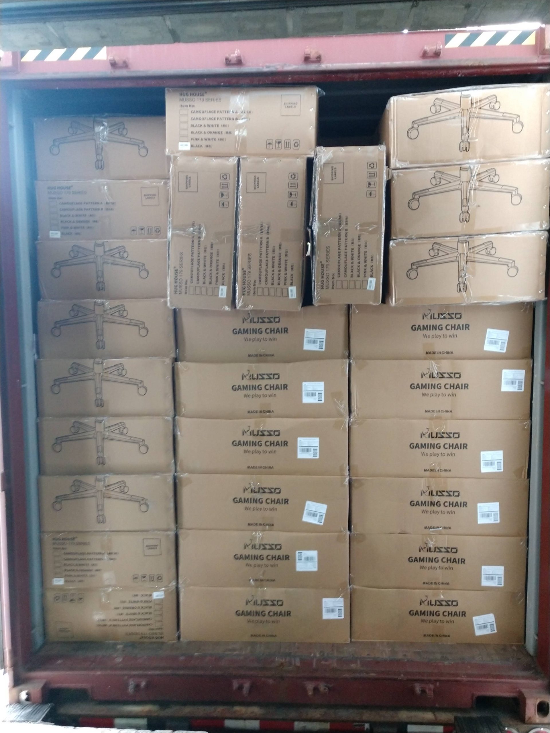 Full container ready to ship